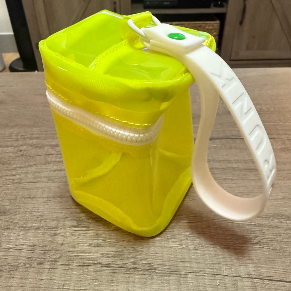Drunk Elephant Bright Yellow Travel Bag View 3